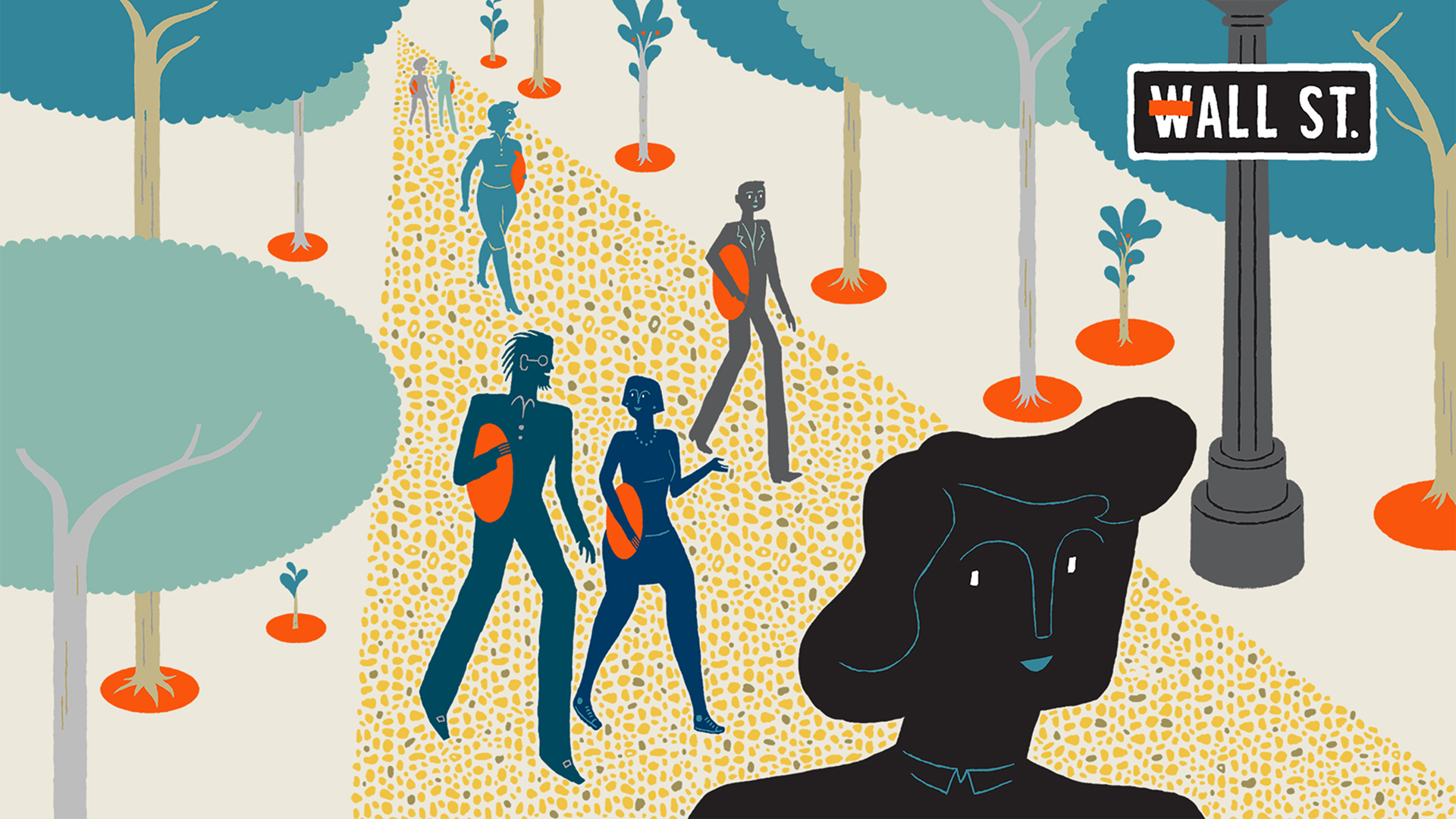 Welcome to AllStreet campaign illustration