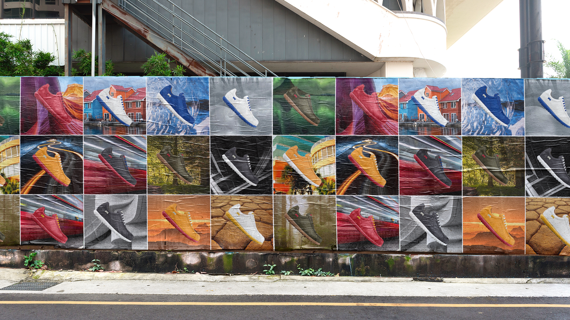 CAMPER Wear Your World out-of-home campaign