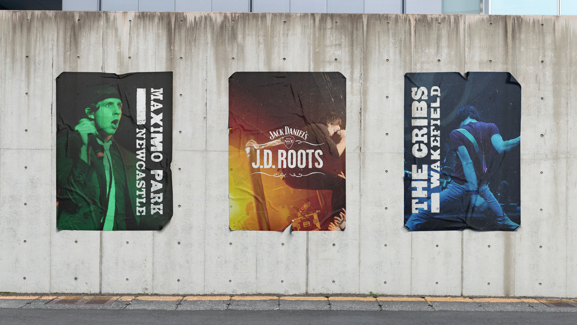 JD Roots letterpress poster campaign